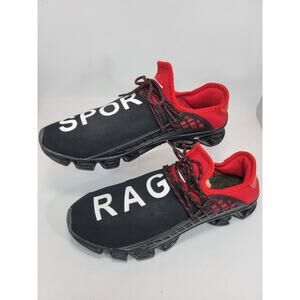 Sport RAGF Running Shoes Black/Red Men's Size US 14/48 Euro Sneakers